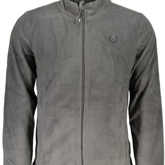 SUDADERA GIAN MARCO VENTURI HOMBRE GRIS CREMALLERA