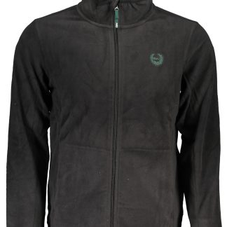 SUDADERA DE HOMBRE NEGRA CON CREMALLERA GIAN MARCO VENTURI
