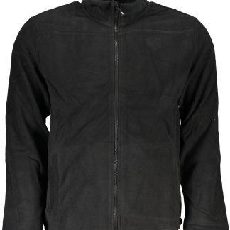 SUDADERA DE HOMBRE NEGRA CON CREMALLERA GIAN MARCO VENTURI