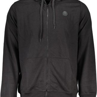 SUDADERA NEGRA CON CREMALLERA PARA HOMBRE DE GIAN MARCO VENTURI
