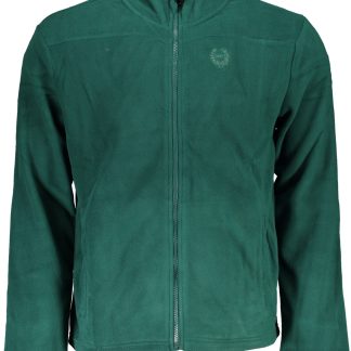 SUDADERA DE HOMBRE CON CREMALLERA VERDE GIAN MARCO VENTURI