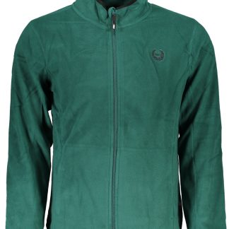 SUDADERA DE HOMBRE CON CREMALLERA VERDE GIAN MARCO VENTURI