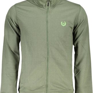 SUDADERA CON CREMALLERA PARA HOMBRE GIAN MARCO VENTURI VERDE