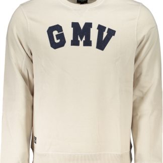 SUDADERA DE HOMBRE BLANCA SIN CREMALLERA GIAN MARCO VENTURI