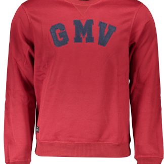 SUDADERA DE HOMBRE ROJA CON CREMALLERA GIAN MARCO VENTURI