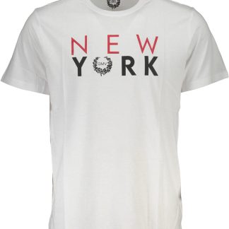 CAMISETA DE MANGA CORTA PARA HOMBRE GIAN MARCO VENTURI BLANCA