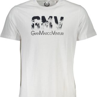 CAMISETA DE MANGA CORTA PARA HOMBRE GIAN MARCO VENTURI BLANCA