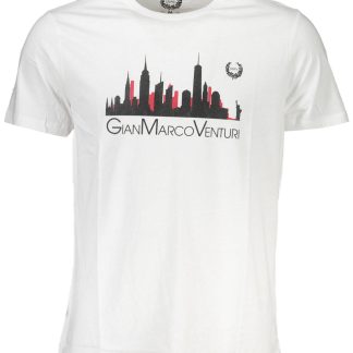 CAMISETA HOMBRE MANGA CORTA GIAN MARCO VENTURI BLANCO