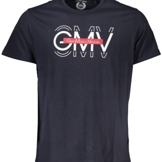 CAMISETA DE MANGA CORTA DE HOMBRE AZUL GIAN MARCO VENTURI