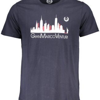 CAMISETA HOMBRE MANGA CORTA GIAN MARCO VENTURI AZUL