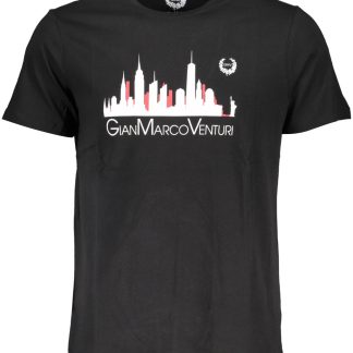 CAMISETA MANGA CORTA GIAN MARCO VENTURI HOMBRE NEGRO