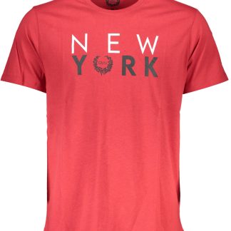 CAMISETA DE MANGA CORTA PARA HOMBRE GIAN MARCO VENTURI ROJA