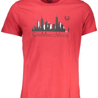 CAMISETA MANGA CORTA HOMBRE GIAN MARCO VENTURI ROJA