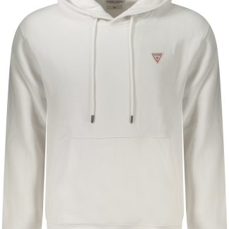 SUDADERA GUESS JEANS SIN CREMALLERA HOMBRE BLANCA