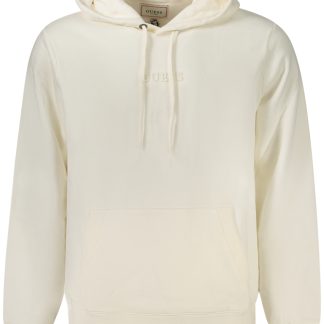 SUDADERA GUESS JEANS SIN CREMALLERA HOMBRE BLANCA