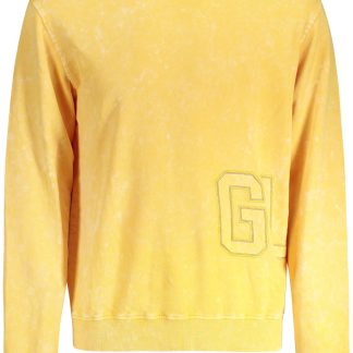 SUDADERA GUESS JEANS SIN CREMALLERA HOMBRE AMARILLA