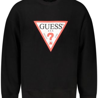 SUDADERA GUESS JEANS SIN CREMALLERA HOMBRE NEGRO