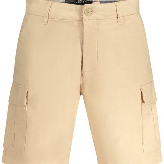 PANTALONES BERMUDAS PARA HOMBRE GUESS JEANS BEIGE