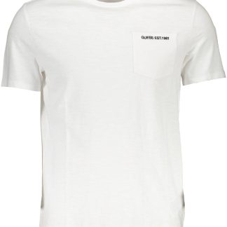 CAMISETA GUESS JEANS MANGA CORTA HOMBRE BLANCA