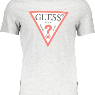 CAMISETA DE MANGA CORTA GUESS JEANS HOMBRE GRIS