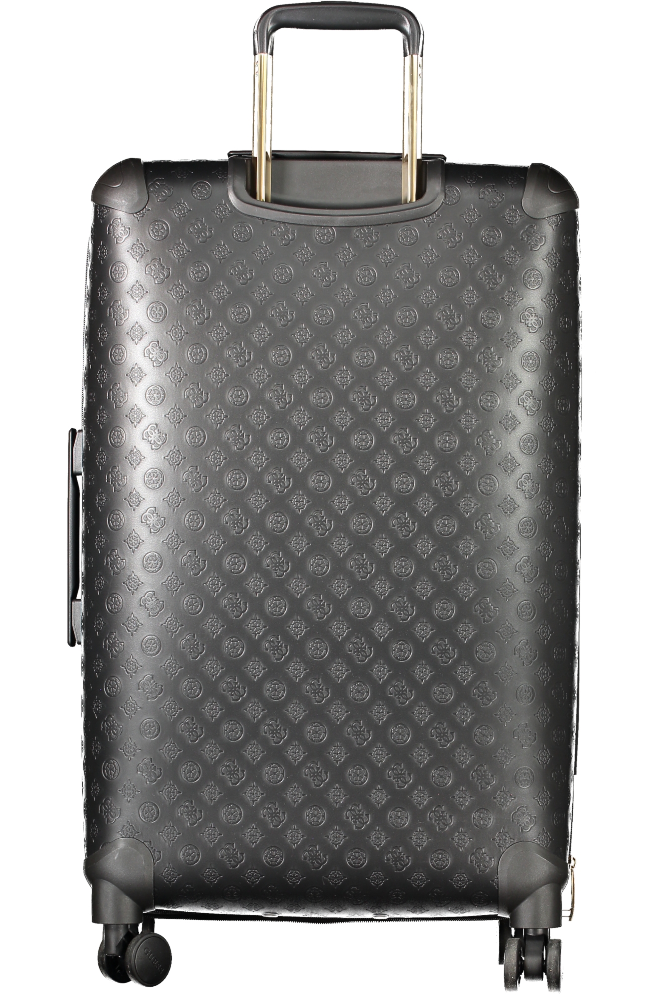 Maleta con ruedas grande para mujer Guess Jeans, color negro - Imagen 2