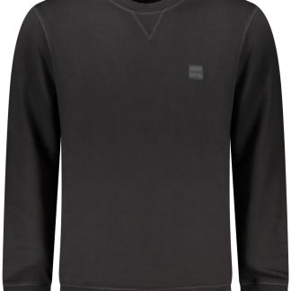 SUDADERA HUGO BOSS CON CREMALLERA NEGRA PARA HOMBRE