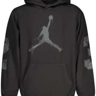 SUDADERA JORDAN NEGRA CON CREMALLERA PARA NIÑO