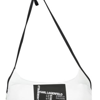 KARL LAGERFELD BEACHWEAR TOP DE BAÑADOR MUJER BLANCO