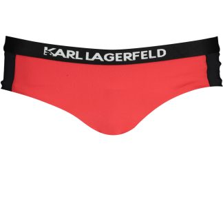KARL LAGERFELD BEACHWEAR BAÑADOR BRAGUITA MUJER ROJO