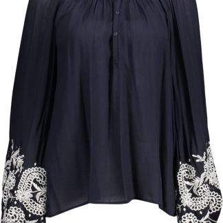 CAMISETA MANGA LARGA KOCCA AZUL MUJER