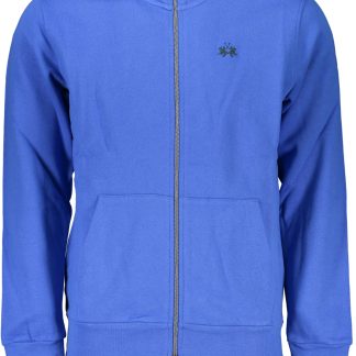 SUDADERA HOMBRE CREMALLERA AZUL LA MARTINA