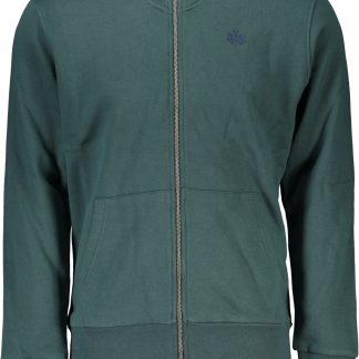 SUDADERA HOMBRE CREMALLERA VERDE LA MARTINA