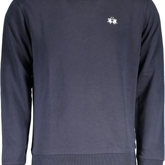 SUDADERA HOMBRE LA MARTINA AZUL SIN CREMALLERA