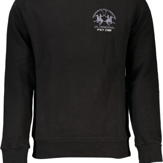 SUDADERA HOMBRE SIN CREMALLERA LA MARTINA NEGRA