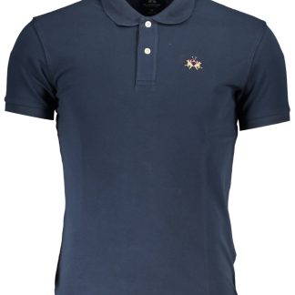 POLO MANGA CORTA HOMBRE LA MARTINA AZUL