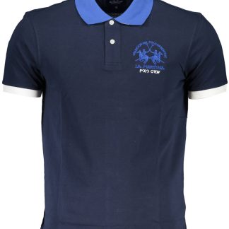 POLO DE MANGA CORTA PARA HOMBRE LA MARTINA AZUL