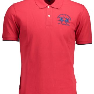 POLO MANGA CORTA HOMBRE ROJO LA MARTINA