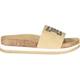 Pantuflas beige para mujer de Laura Biagiotti