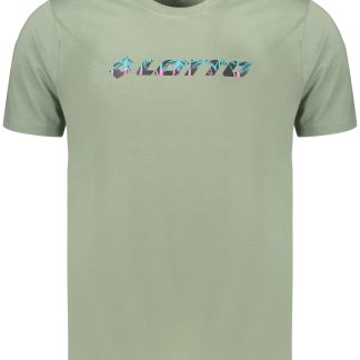 CAMISETA VERDE DE MANGA CORTA PARA HOMBRE DE LOTTO