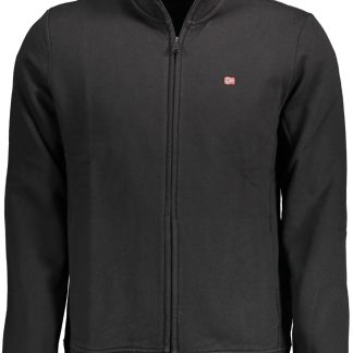 SUDADERA NAPAPIJRI CON CREMALLERA PARA HOMBRE NEGRA