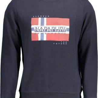 SUDADERA NAPAPIJRI SIN CREMALLERA HOMBRE AZUL