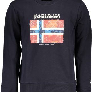 SUDADERA SIN CREMALLERA AZUL PARA HOMBRE NAPAPIJRI