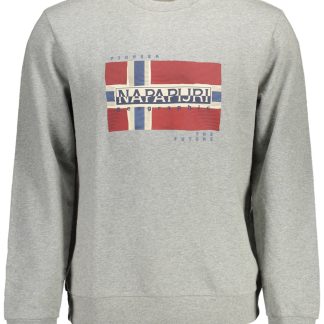 SUDADERA NAPAPIJRI SIN CREMALLERA HOMBRE GRIS