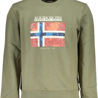 SUDADERA HOMBRE SIN CREMALLERA NAPAPIJRI VERDE