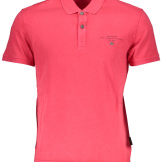 POLO MANGA CORTA HOMBRE NAPAPIJRI ROSA