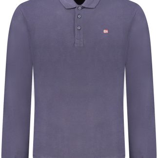 POLO DE MANGA LARGA NAPAPIJRI PARA HOMBRE, AZUL