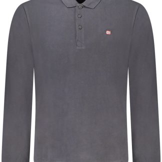 POLO DE MANGA LARGA PARA HOMBRE NAPAPIJRI NEGRO