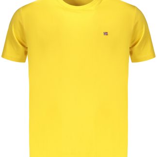 CAMISETA DE MANGA CORTA PARA HOMBRE NAPAPIJRI, COLOR AMARILLO
