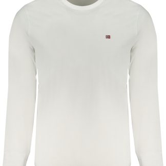 CAMISETA MANGA LARGA HOMBRE NAPAPIJRI BLANCO