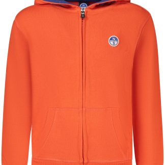 Sudadera naranja con cremallera para niños de North Sails